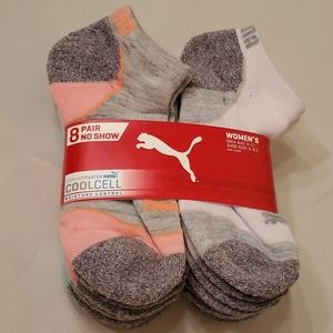 PUMA No Show Socks 8 pair pack Womens